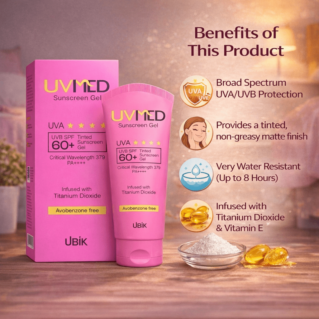 UVMED Sunscreen Gel SPF 60+ - Cosmosentials