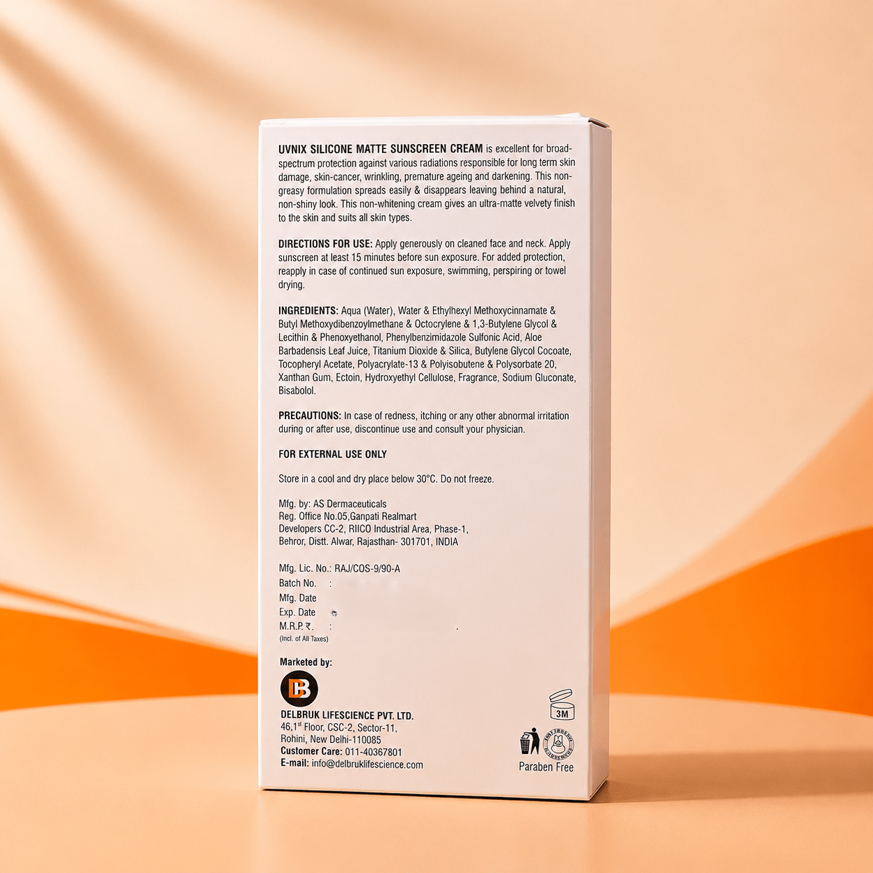 Uvnix SPF 50 Pa+++ Suncreen Cream - Cosmosentials