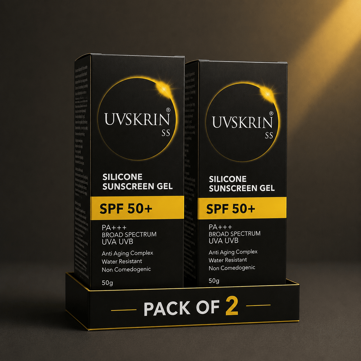 UVSKRIN SS Silicone Sunscreen Gel SPF 50+ PA+++ - Cosmosentials