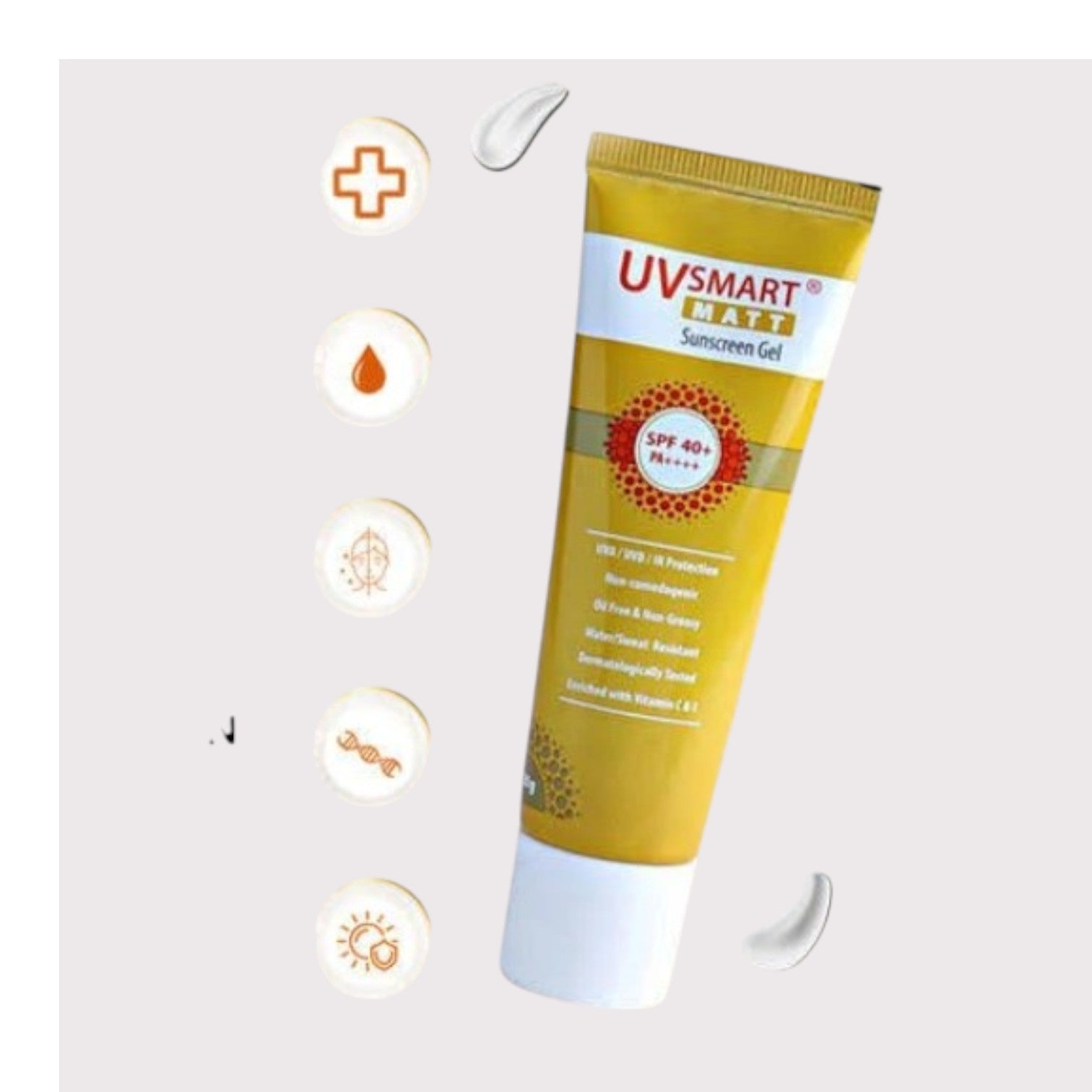 UVsmart Matt SPF 40+ Gel - Cosmosentials