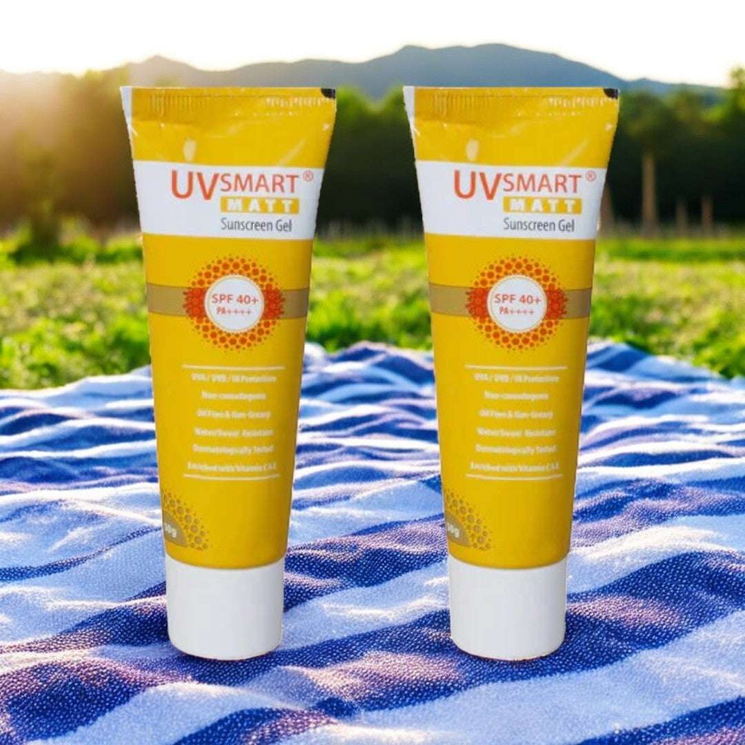 UVsmart Matt Sunscreen Gel SPF 40+/ PA++++ - Cosmosentials