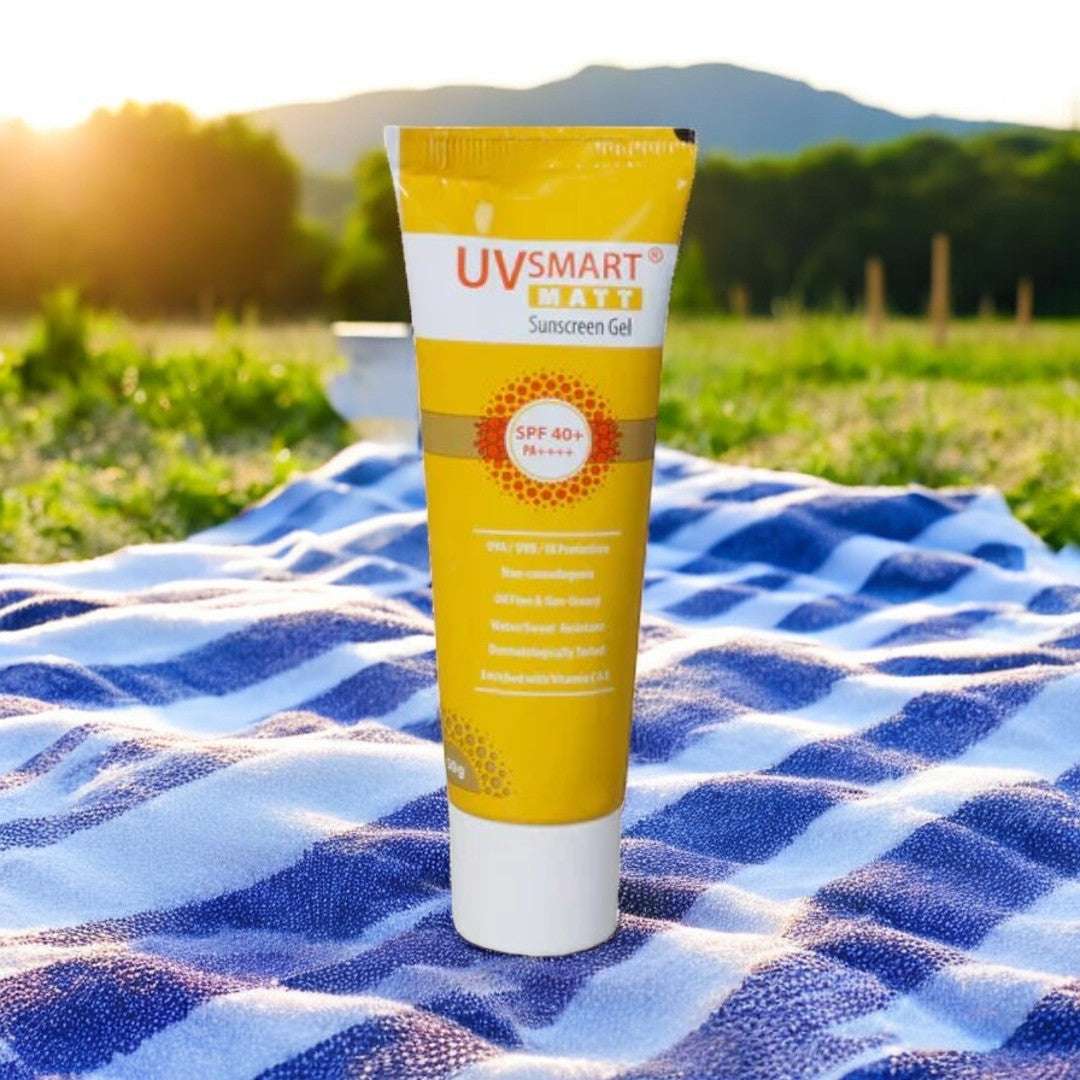 UVsmart Matt Sunscreen Gel SPF 40+/ PA++++ - Cosmosentials