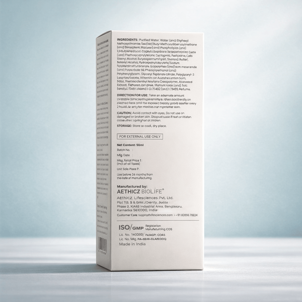 Uvstable Tinted Sunscreen Gel SPF 50 PA+++ - Cosmosentials