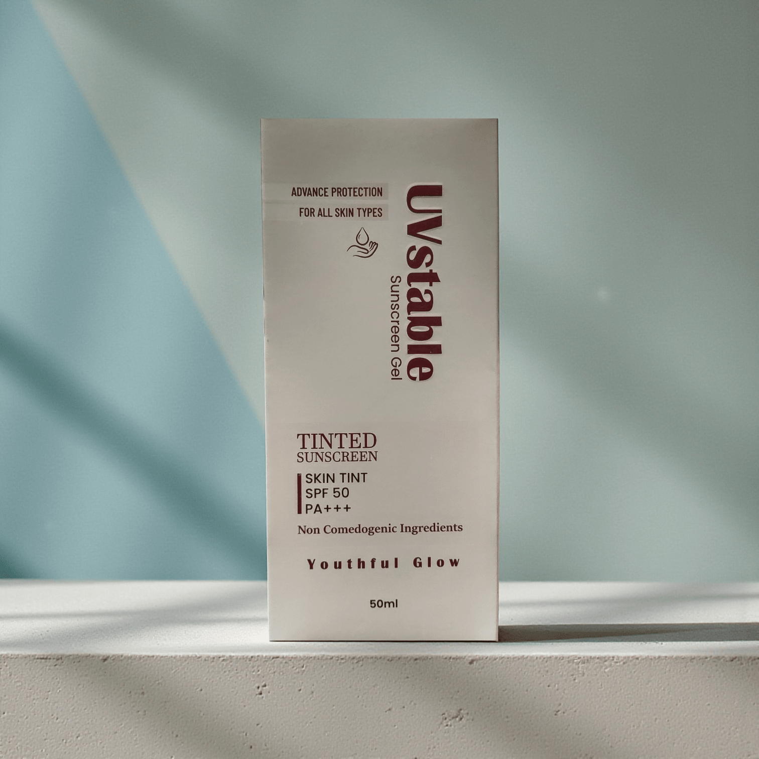 Uvstable Tinted Sunscreen Gel SPF 50 PA+++ - Cosmosentials