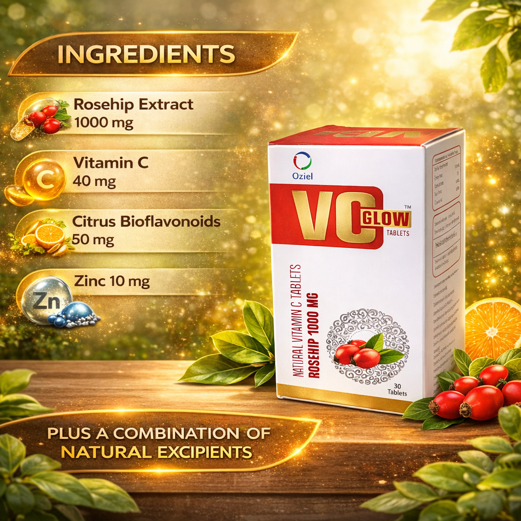 VC - Glow Vitamin C 1000mg Tablet - Cosmosentials