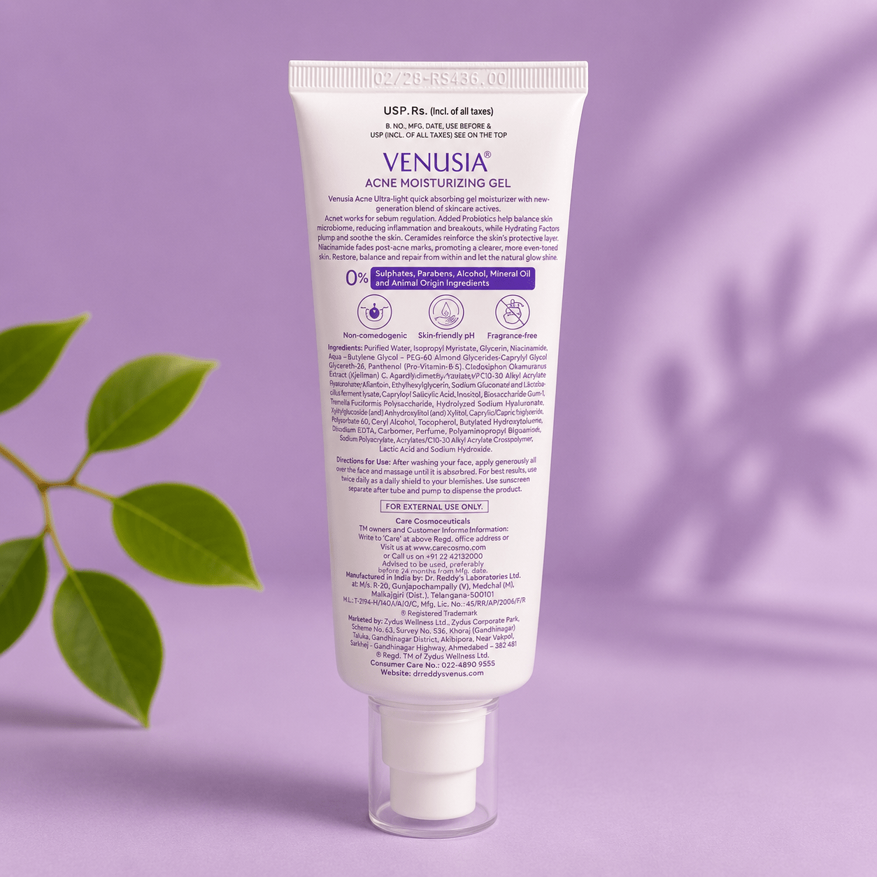Venusia Acne Moisturizing Gel - Cosmosentials