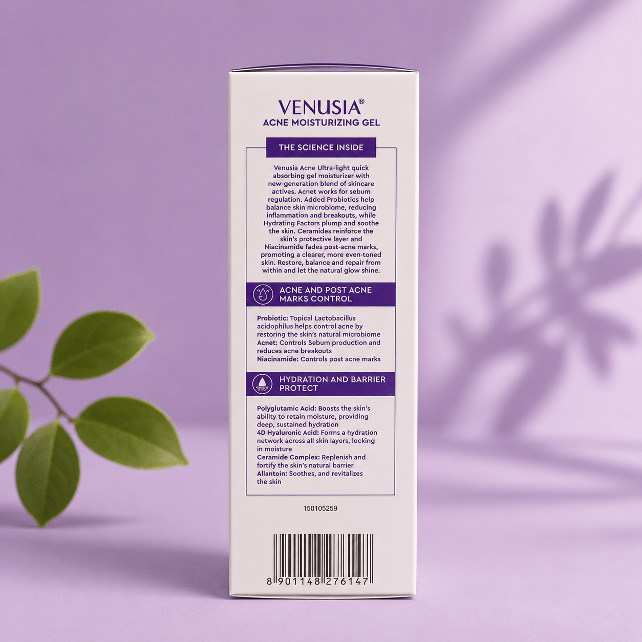 Venusia Acne Moisturizing Gel - Cosmosentials