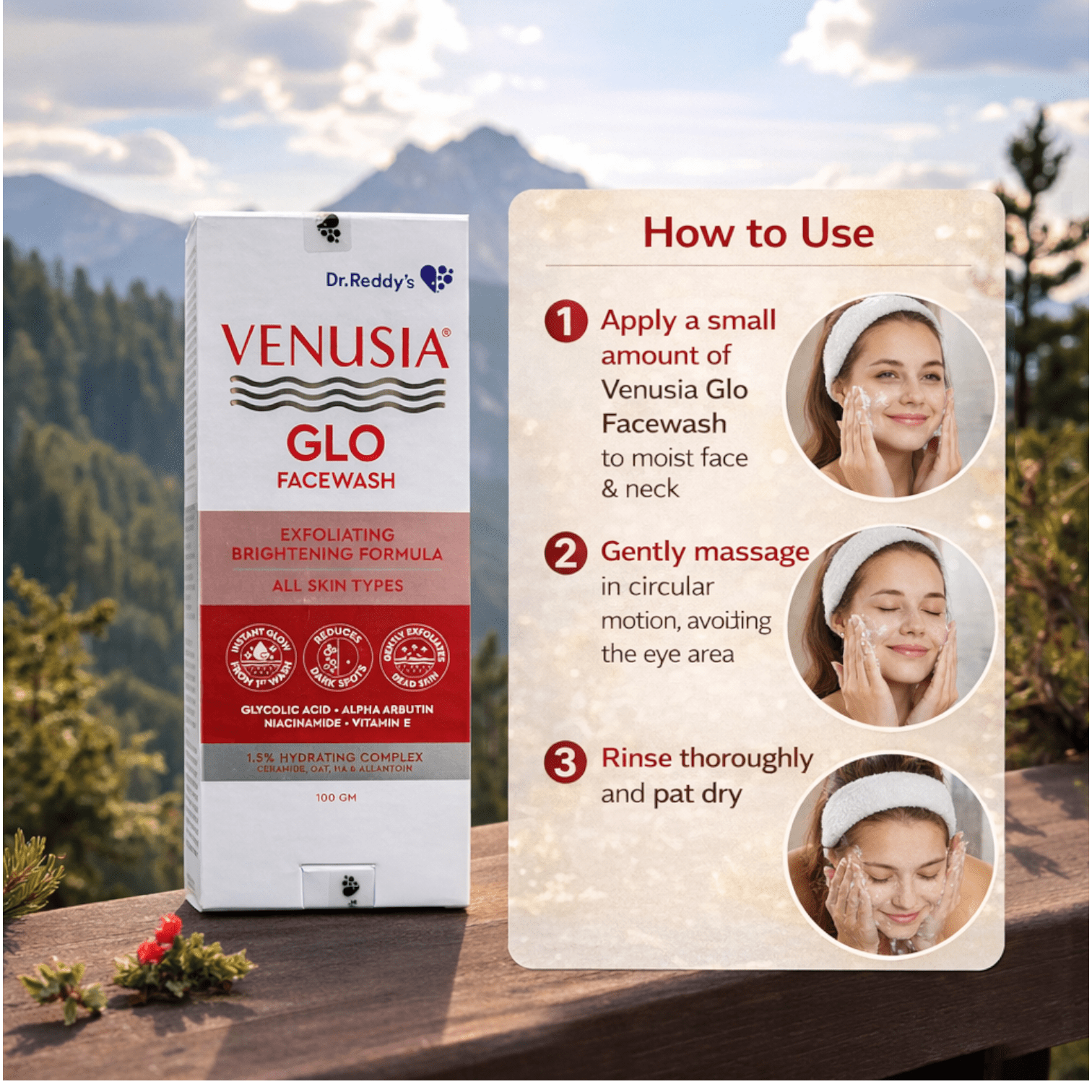 Venusia Glo Facewash - Cosmosentials