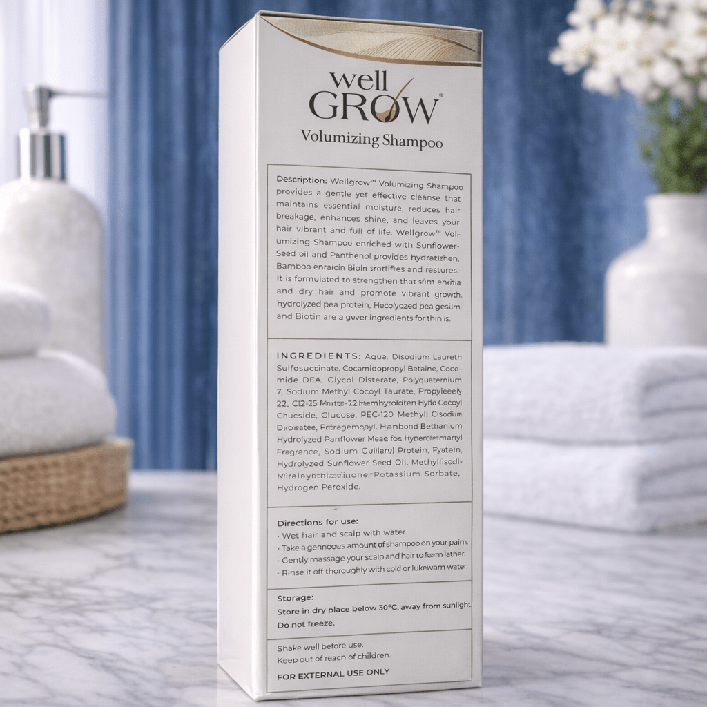 Well Grow Volumizing Shampoo - Cosmosentials