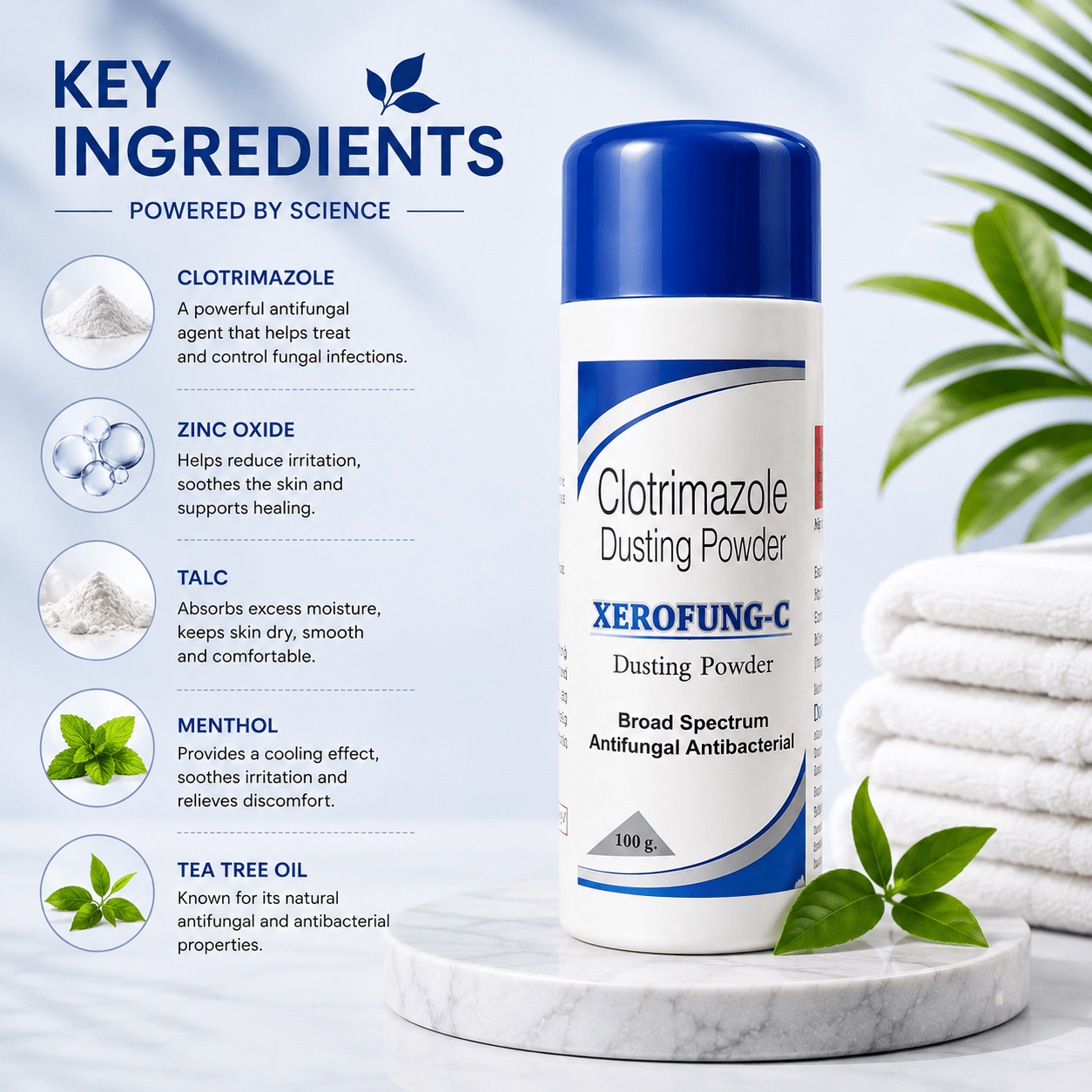 Xerofung-C Dusting Powder - Cosmosentials