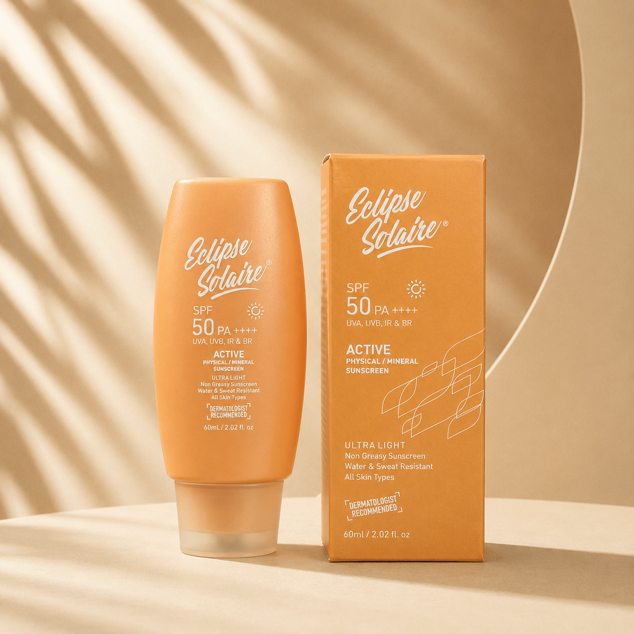 Yuderma Eclipse Solaire Active Sunscreen SPF 50 PA+++ - Cosmosentials