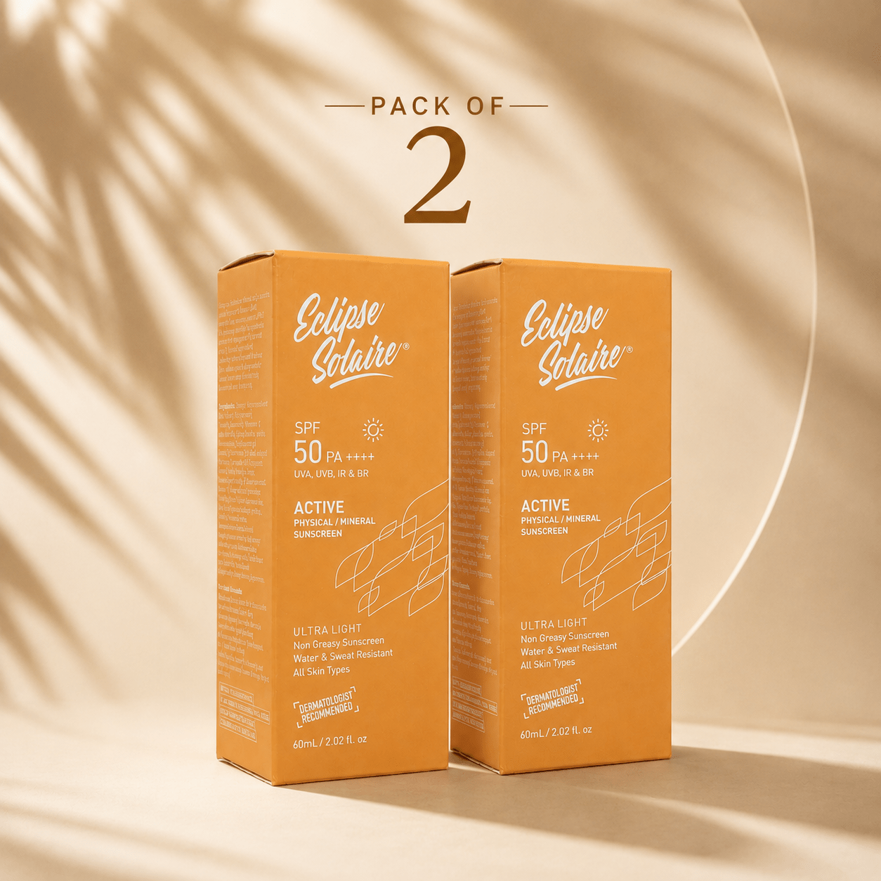 Yuderma Eclipse Solaire Active Sunscreen SPF 50 PA+++ - Cosmosentials