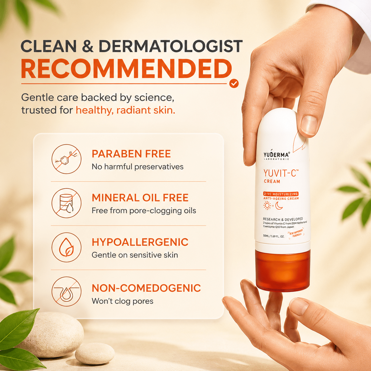 Yuderma Yuvit-C Cream 50ml - Cosmosentials