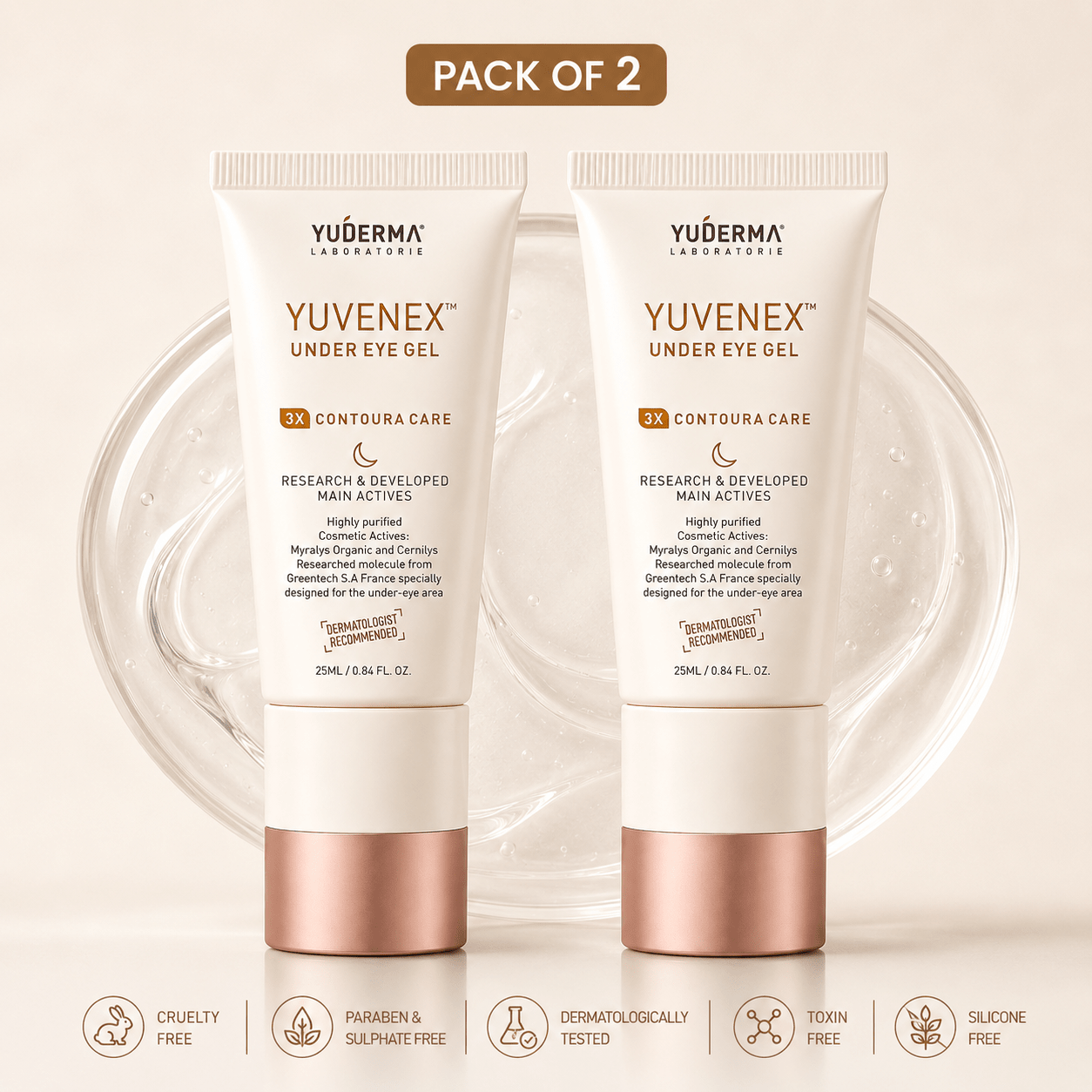 Yuvenex Under Eye Gel 25ml - Cosmosentials