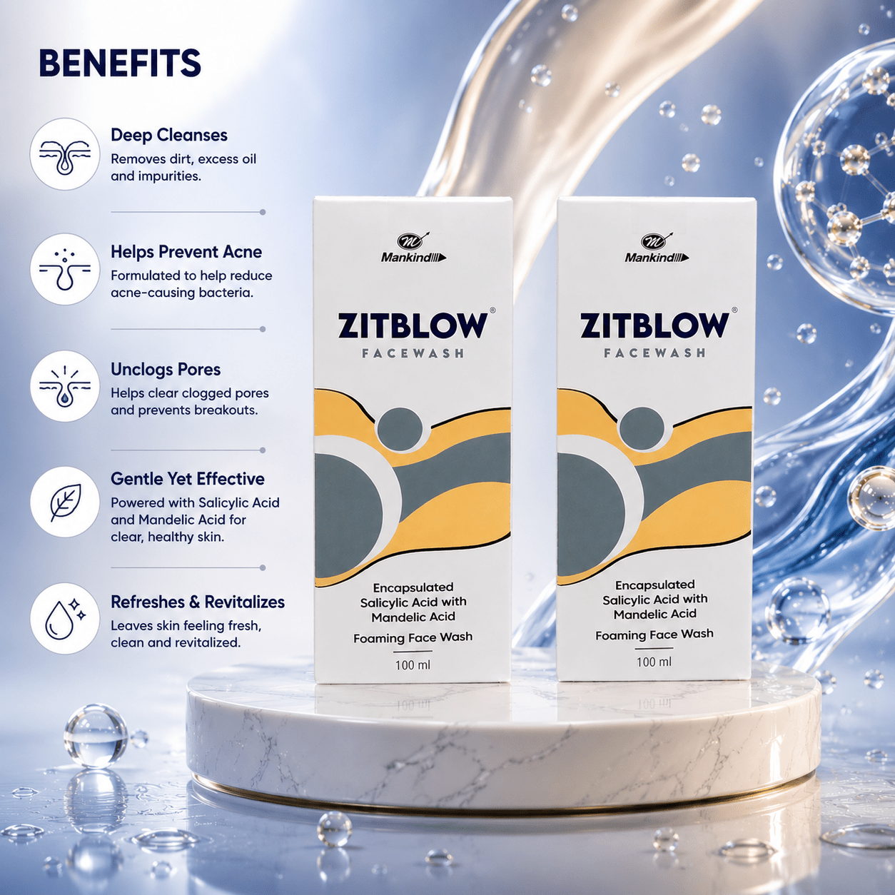 Zitblow Face Wash - Cosmosentials