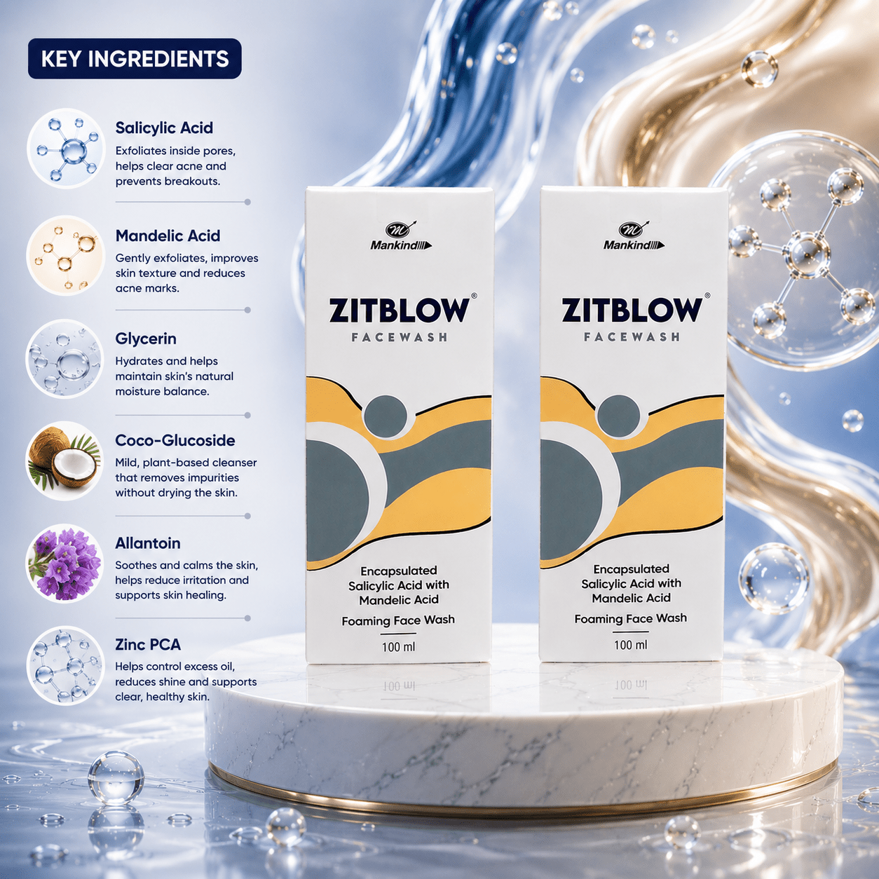 Zitblow Face Wash - Cosmosentials