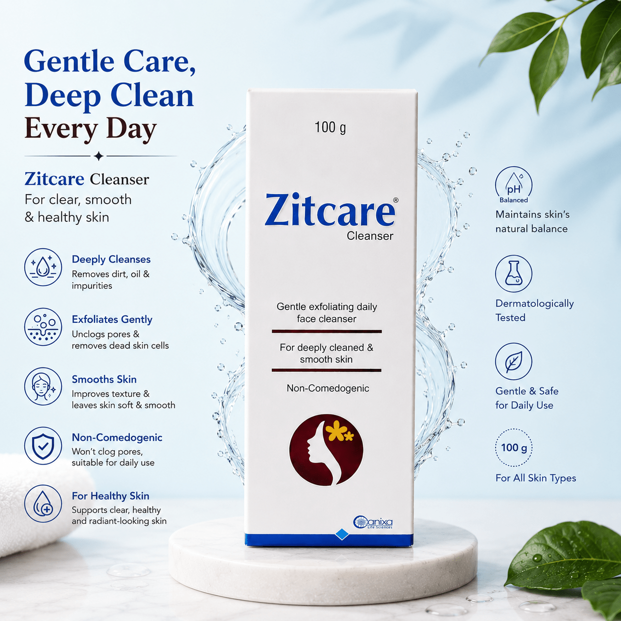 Zitcare Cleanser - Cosmosentials