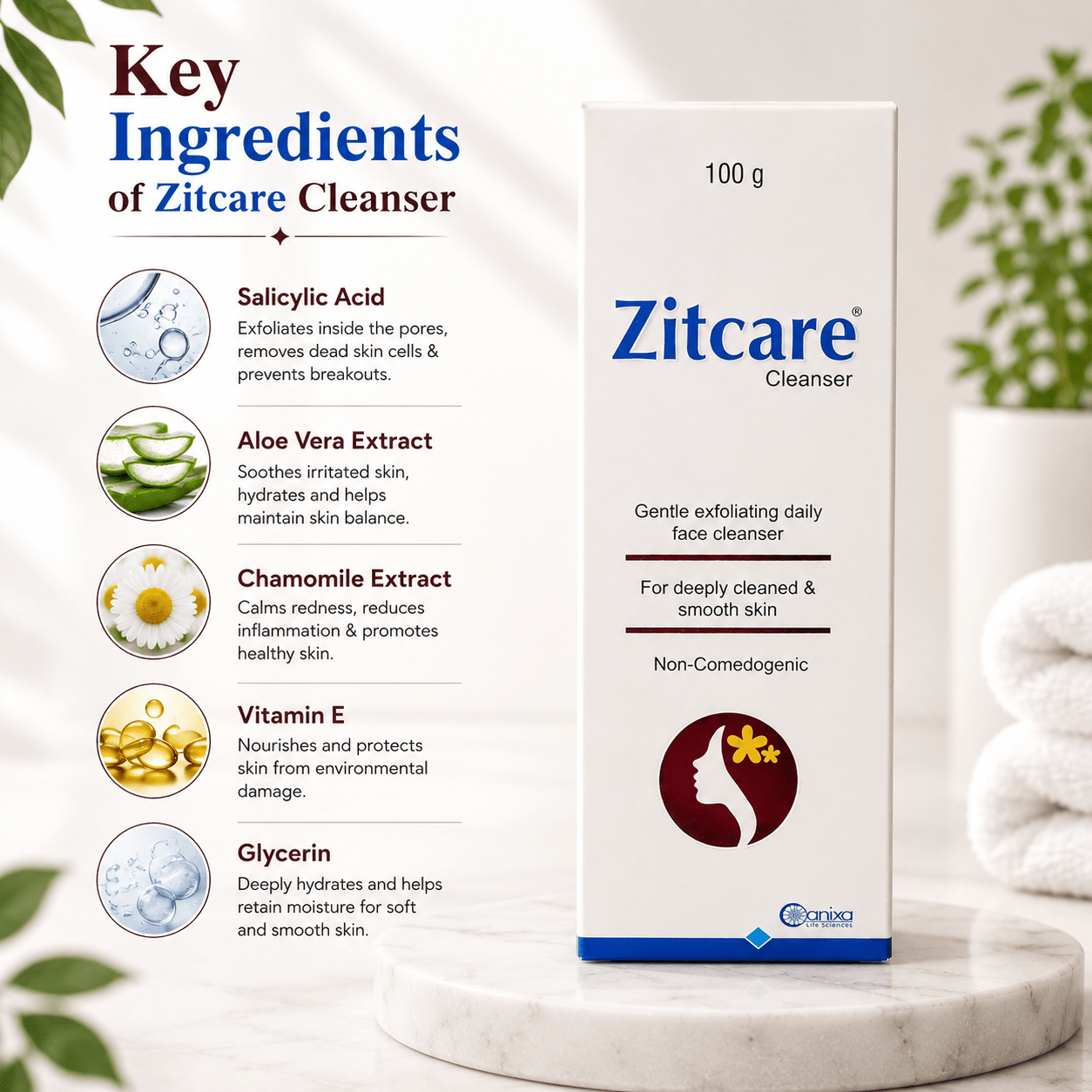 Zitcare Cleanser - Cosmosentials