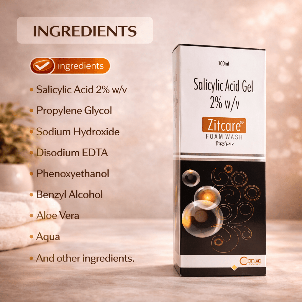 Zitcare Foam Wash - Cosmosentials