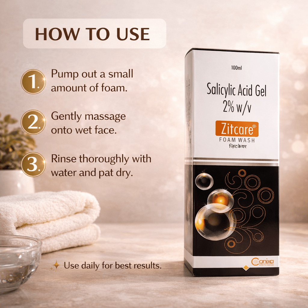 Zitcare Foam Wash - Cosmosentials