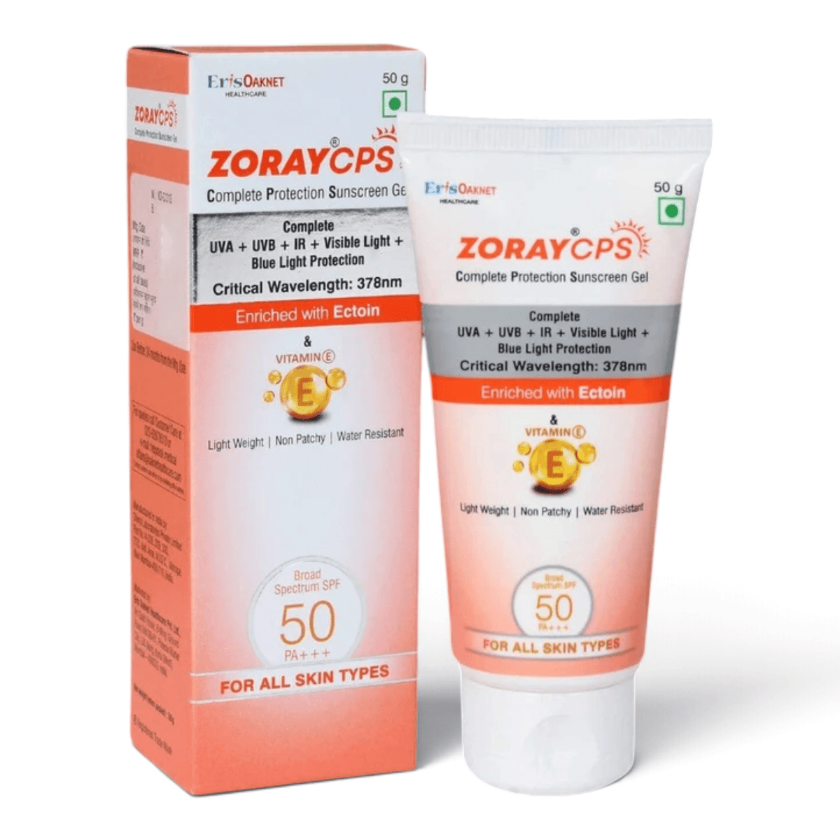 Zoray CPS Complete Protection Sunscreen Gel SPF 50 PA+++ - Cosmosentials