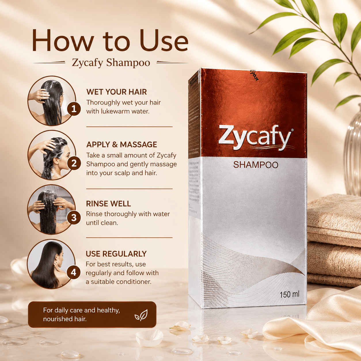 Zycafy Shampoo - Cosmosentials