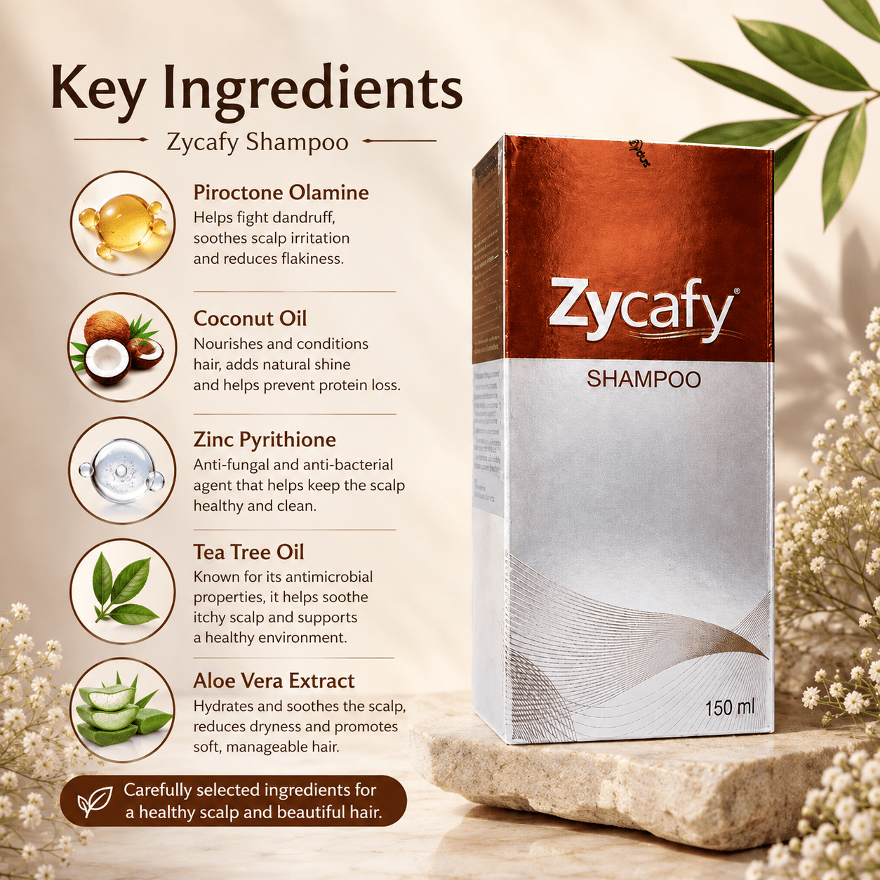 Zycafy Shampoo - Cosmosentials