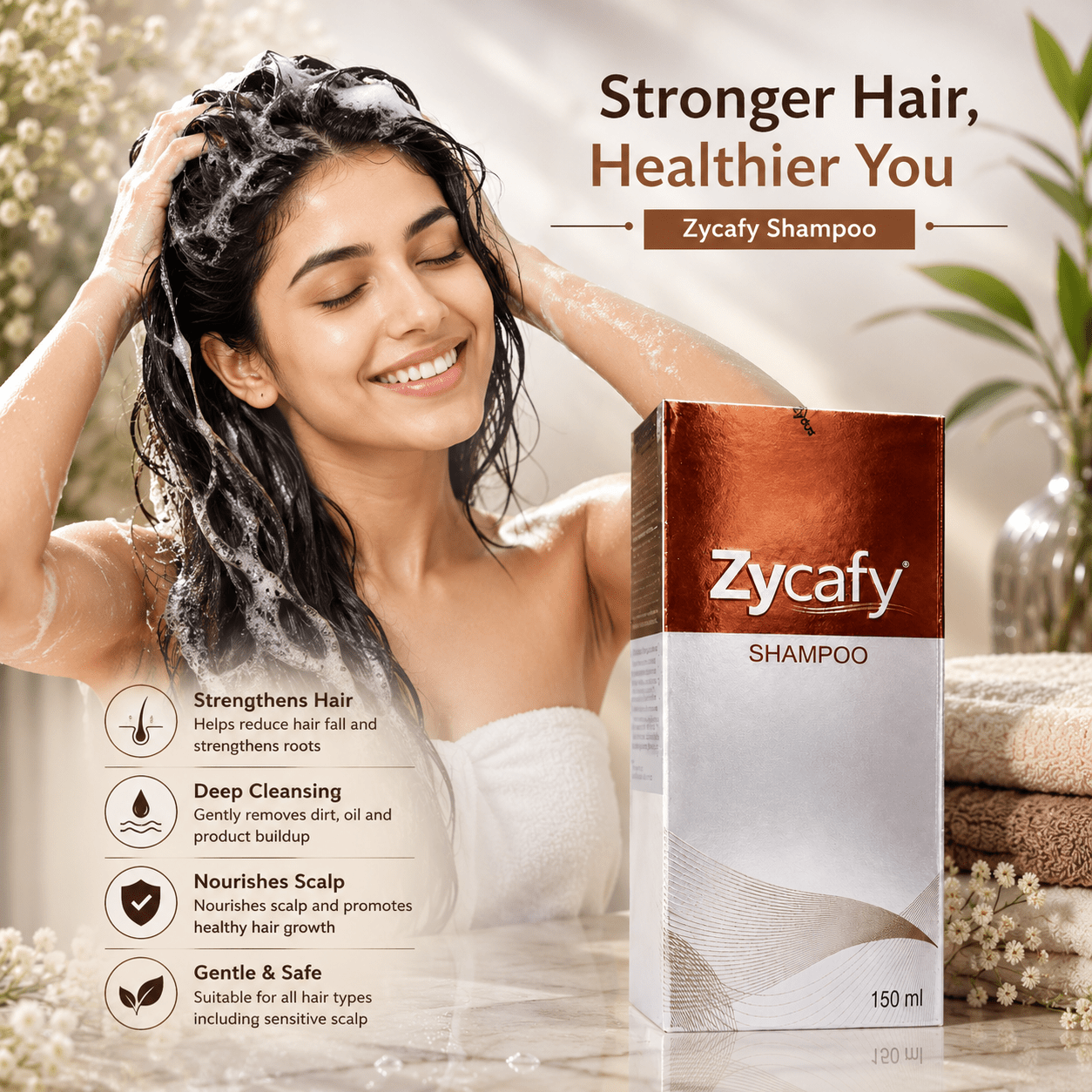 Zycafy Shampoo - Cosmosentials