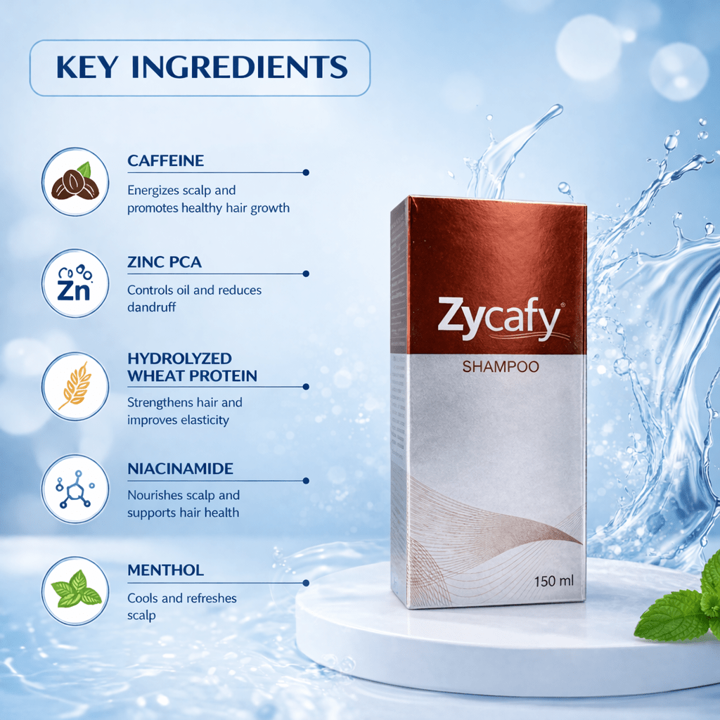 Zycafy Shampoo - Cosmosentials